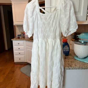 Women’s White Babydoll Dress